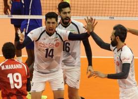 برتری تیم ملی والیبال ایران مقابل کوبا