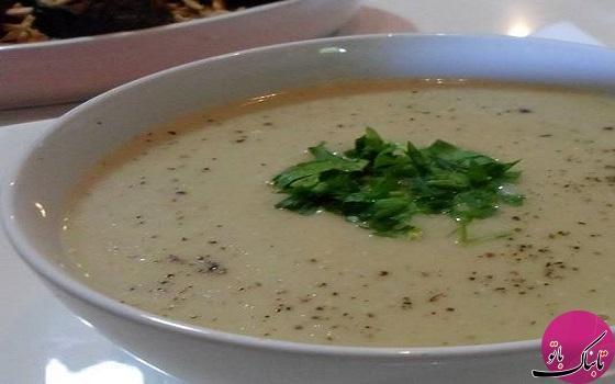 طرز تهیه سوپ بادمجان کبابی