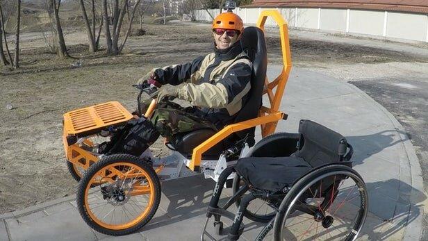 طراحی یک 4 چرخی آفرود برای معلولان