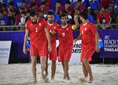 تیم ملی فوتبال ساحلی به ایران بازگشت