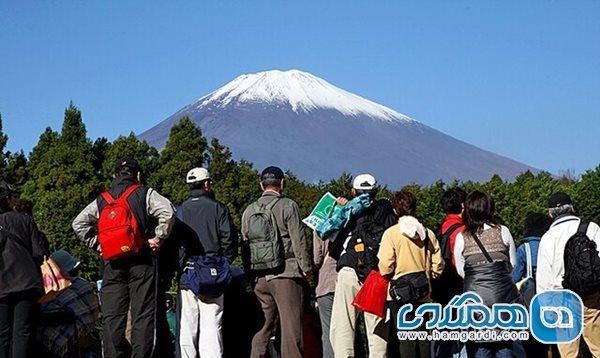 حضور بیش از حد گردشگران در کوه فوجی موجب افزایش نگرانی ها شده است