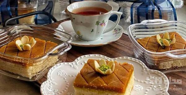 کیک حلوا به روش خانگی کیک حلوا به روش خانگی