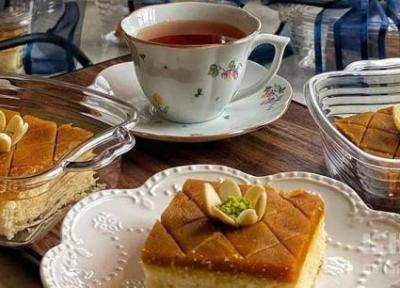کیک حلوا به روش خانگی