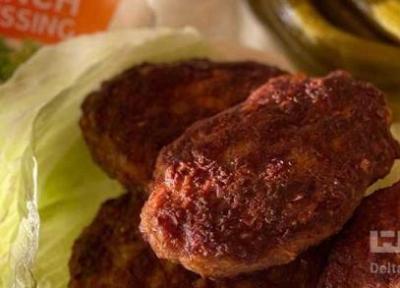 طرز تهیه کتلت گوشت با پنیر پیتزا