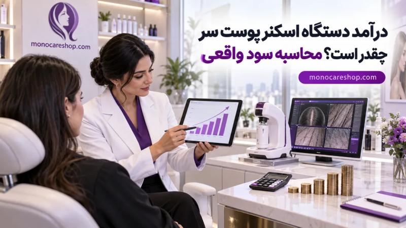 درآمد دستگاه اسکنر پوست سر چقدر است؟ محاسبه سود واقعی